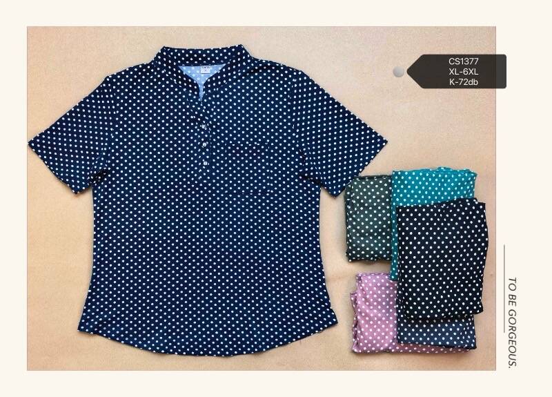 Bluzki damskie Roz XL-6XL, Mix Kolor Paczka 12 szt
